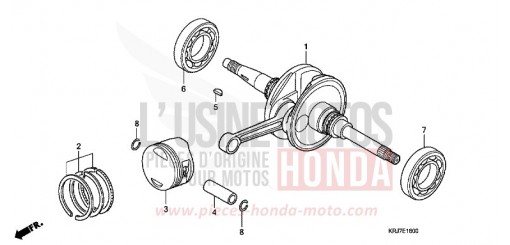 VILEBREQUIN/PISTON FES125A de 2010